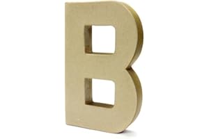 CRAFTY CROCODILES Papier Paper Mache Large Letters 20.5cm - Cardboard Craft (B)