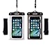 Produktbild LEEHUR- Wasserdichte Tasche, Wasserdichte hülle tasche beutel handyhülle mit Armband für iPhone 6 6S Plus/5/5s/5c Galaxy S7/S7 Edge/S6/S5/S4 Note3/4 LG G5/G3 Up To 6.2 " (Gewöhnlich, 2 pack)