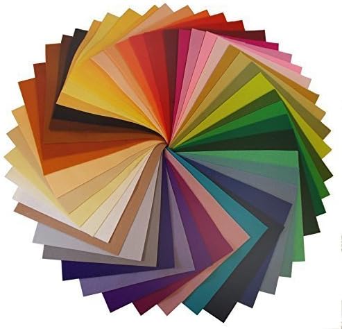 Life Glow Crafts DIY Polyester Felt Nonwoven Fabric Sheet for Craft Work 40 Colors Squares 11.81*11.81inch (30*30cm), About 1mm Thick (Soft, Large)