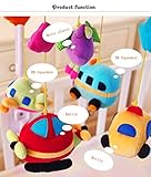 SHILOH Deluxe Baby Plüsch Kinderbett Mobile mit 60 Songs Spieluhr und arm - 4