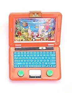 SSKR Laptop Shape Water Ring Game for Kids Birthday - Pack of 1 (Multi Color) Best Birthday Return Gift.