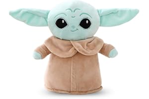 BESTZY Baby Yoda Plush Toys, Yoda Soft Plush Doll, Star Wars Plush Toy, Yoda Medium Soft Plush Toy for Kids Baby Girls Boys Birthday gift