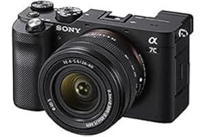 Sony Alpha 7C | Appareil Photo Numérique Hybride Plein Format + FE 28-60mm f/4-5.6 (Design compact et léger, Eye AF en temps réel, 24.2Mp, stabilisation interne 5 axes, 4K HDR, écran selfie)
