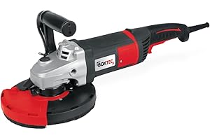 BOXTEC Betonschleifer 180 mm Sanierungsfräse Betonfräse 2.000W mit Drehzahlregelung und Absaughaube