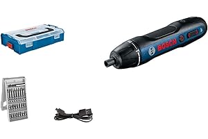 Bosch Professional Bosch GO - Atornillador a batería (3,6V, set 25 puntas, en L-BOXX Mini) - Amazon Exclusive