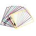 Produktbild JTDEAL Dry Erase Pockets 10PCS Reusable Shop Ticket Holders for Classroom Organization Home School Supplies (10.01 * 13.78 inch, Neon Color)