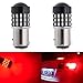 Produktbild KaTur 2 stücke Super Helle 1157 BAY15D 1016 1034 1196 7528 94 3014 54SMD Objektiv LED Ersatzlampen Drehen Bremssignal Schwanz Zurück Stop Parken RV Lichter 3,1 Watt DC 12 V-24 V rot ...