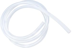 LAVMHAB Silicone Tubing Food Grade Hoses 8mm x 11mm, Length 2 Meters (6.5ft), Flexible Silicone Rubber Tube Air Hose Water Pipes
