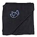 Pippi Baby Boys Hooded Towel W.Embroidery Scarf, Blue (Dark Navy), One Size (Manufacturer Size:100*100cm)