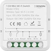 Xenon Smart Single Wi-Fi Smart Switch (16A 220V Relay) Single Output Light Switch Relay Module Mobile Application Controlled Tuya Comply