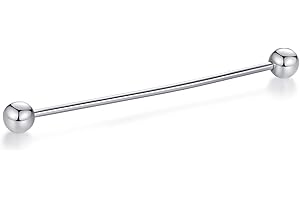 HONEY BEAR Zestaw przypinek do krawata do kołnierzyka broszki dla męskich koszul biznesowy prezent ślubny, srebrny, 65 mm