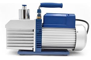 3S SuperSamaStore Pompa del Vuoto Bistadio 200 lt/min per Impianti Gas R32 e R1234YF, VE260, Alta Efficienza, Pompa del Vuoto Professionale per HVAC e Sistemi Refrigerazione