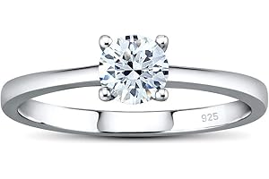 SILVEGO Verlobungsring aus 925 Sterling Silber MADISON mit Swarovski Zirconia