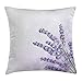 Produktbild CHSUNHEY Kopfkissenbezüge,Lavender Little Posy of Medicinal Herb Fresh Plant of Purple Flower Spa Aromatheraphy Organic,Home Decorative Square for Sofa Throw Pillow Case 18" X18" Lavander