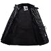 Winmate new Mens Leather Biker Jacket Black Vintage Look Biker Style Crinkle Retro Jackets Coats Black L to 3XL