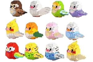 SUMKTO Kawaii Vogel kleine Bausteine Set niedliches kreatives pädagogisches BAU Spielzeug für Jungen Mädchen Spielzeug geeignet für Heim-und Schlafzimmer Dekoration