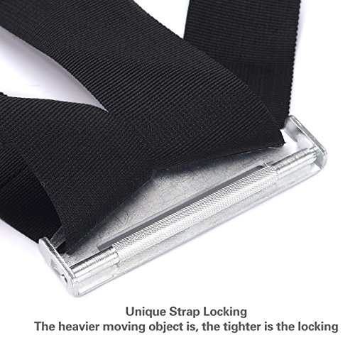 Herausnehmbar Tragegurt Schulter Hebegurt für Möbel und Umzug – 2 tlg - 3