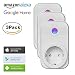 Produktbild Intelligente WLAN Steckdose,TOP-MAX 3 Pack Wifi Smart Funksteckdose,funktioniert mit Amazon Alexa,mit App Steuerung überall und zu jeder Zeit,mit Voice Contorl und Timing Funktion