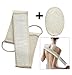 Bassion Exfoliating Loofah Strap Belt, Loofah Back And Body Scrubber For Shower, 100% Natural High Quality Loofah Satisfaction Guarantee RS.1499.00
