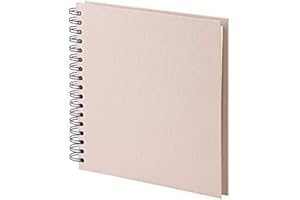 ‎RÖSSLER PAPIER Rössler Papier 1329452586 - S.O.H.O. Wire-O-Fotoalbum 230 x 230 mm, 60 offwhite Seiten, Powder, 1 Stück