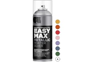 CL COSMOS LAC Lakier w sprayu matowy - Mocno kryjący lakier w sprayu DIY - Akrylowa farba w sprayu - Farba w aerozolu do malowania, kryjąca farba w sprayu - Matowy lakier w sprayu, różne kolory