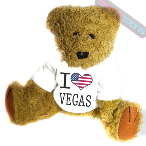 Preisvergleich Produktbild shaniztoons Teddybär I Love Vegas