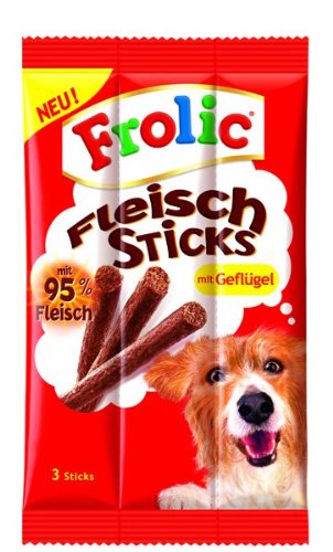 Preisvergleich Produktbild Frolic Fleischsticks mit Gefluegel, 3 St. 18 X Einheit / Stück