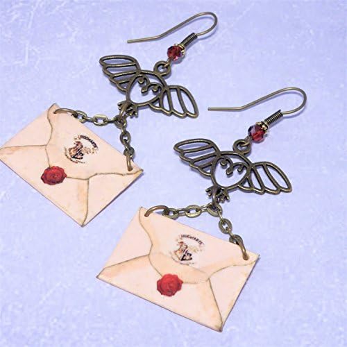 Acceptance Letter Earrings Handmade by Adorna Jewellery