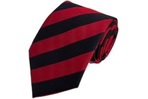Great British Tie Club School Ties (23 Block Stripe Colour Variations) High School Senior Size