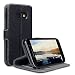 Produktbild Galaxy A3 2017 Case, Terrapin Leder Tasche Case Hülle im Bookstyle mit Standfunktion Kartenfächer für Samsung Galaxy A3 2017 Hülle Schwarz