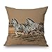 Produktbild Artistdecor Throw Cushion Covers Of Zebra 16 X 16 Inches / 40 By 40 Cm,Best Fit For Divan,Saloon,Home Office,Lover,Deck Chair,Bar Two Sides