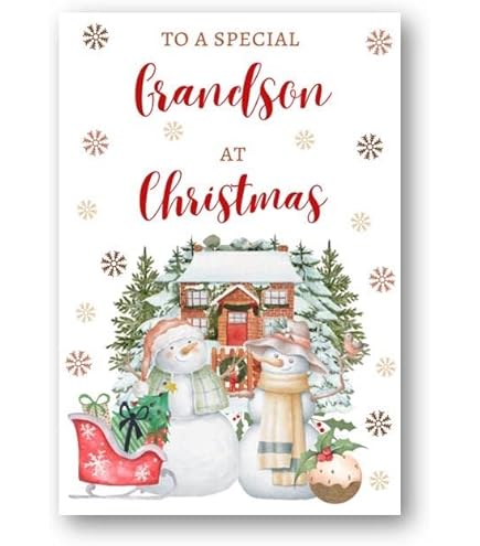 Second Ave Both Of You Christmas Winter Postbox Xmas Holiday Greetings Card