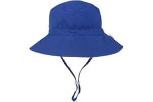 DRESHOW Unisex Bambino Secchio Regolabile Protezione del Sole Cappello per Neonata Ragazza Ragazzo Neonato Bambini Bambino Pieghevole Cappelli da Sole da Spiaggia UPF 50+