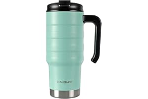 HAUSHOF Tazza Termica da Viaggio, Thermos Isolato 700ml in Acciaio Inox Senza BPA, a Doppia Parate Tenere Caldo e Freddo, Tazza da Caffè, Tè Riutilizzabile