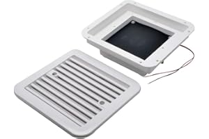 Maso - Ventilador de autocaravana para refrigeración, 12 V, intensidad fuerte