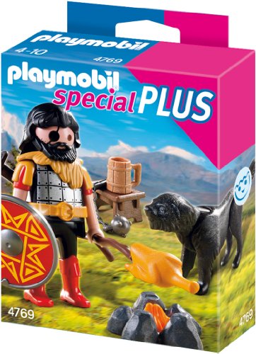Preisvergleich Produktbild Playmobil 4769 - Barbar mit Hund am Lagerfeuer