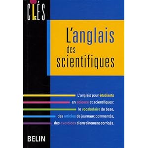 L'anglais des scientifiques