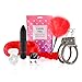 Produktbild Überraschungsbox Sexspielzeug für Paare 7-Teiliges Erotik Geschenkbox, LoveBoxxx Wundertüte inkl. Vibrator, Cockring, Handschellen, Federkitzler, Augenmaske, Würfel & Rosenblätter