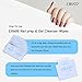 Elite99 50/100pcs Cleaning Cotton Pads Nail Prep & Gel Cleanser Wipes Clean Nail Surface Sticky Residue Remover Gel Shine UV/LED (50pcs)