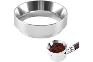 AILELAN Anillo Dosificador Cafe, 58mm Embudo Dosificador Magnético Anillo de Embudo Dosificador, Compatible con Portafiltro 58mm, Embudo Cafetera Accesorios Para Máquinas de Café para Barista, Cafetería