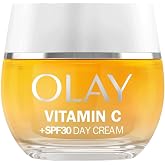Olay Vitamin C Day Cream Facial Moisturizer SPF 30, With Niacinamide, Skin Brightening: Anti-Dark Spot Action, Unifies, Moist