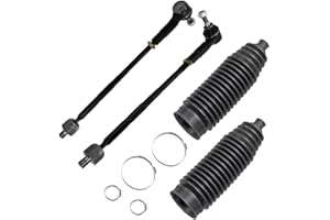 ‎ATEC GERMANY BESTPRICE 2x Spurstange inkl. Spurstangenkopf vorne links & rechts, 1x Lenkmanschettensatz Kompatibel mit A udi A3 (8L1), SEAT LEON (1M1), TOLEDO, SKODA OCTAVIA 1, VW BORA, GOLF 4, NEW BEETLE,