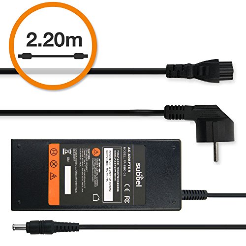 subtel® Qualitäts Ladegerät für Samsung NP-NC10 -R519 P35 -R70 -N150 -R730 -R530 X10 -R540 M40 -RV515 NP300 -N130 -R60 NP530 -R40 -R700 P28 NP350 P30 – ersetzt AA-PA1N90W Ladekabel Netzteil Reiseladegerät - 3