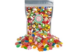 ZANGOC Pick and Mix Sweets Deluxe Assorted Sweets Candy Selection-500g Pouch Quality Jelly Mix Fizzy Sweet Retro Selection Best For Occasion and Snacks Gift Bag for Gifting Adult & Children