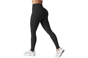 ZAAYO Sport Leggings Damen High Waist Scrunch Butt Gym Leggings Seamless Blickdicht Sporthose für Sport Yoga Fitness Workout