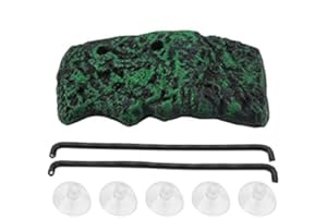 ‎PSSOPP Hffheer Turtle Sun Bathing Platform Schwimmende Turtle Pier Terrapin Dock Frösche Reptilienrampe Plattform PU Foam Aquarium Float Plattform für semi-aquatische Tiere