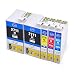 Produktbild Cseein 5x 27XL Tintenpatronen Ersatz mit Neue Aktualisierte Chip Hohe Kapazität Kompatibel für Epson WorkForce WF 3640 7610 3620 7620 7110 Drucker (2 Schwarz,1 Cyan,1 Magenta,1 Gelb)