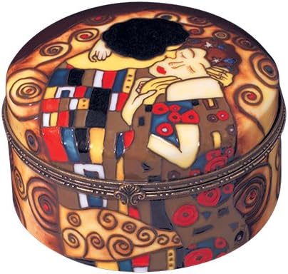 BenayaRound Trinket Box - The Kiss