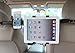 Price comparison product image Car Headrest Mount, PEMOTech® [2 in 1] Premium Center Car Seat Headrest Mount w/ [Universal Tablet + Smartphone Cradle Holder] for iPad Pro 9.7" ipad Air iPad Mini (Fits All Under 10 inch screens)