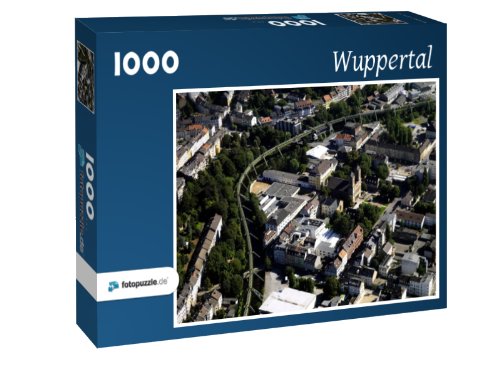 Preisvergleich Produktbild Wuppertal - Puzzle 1000 Teile mit Bild von oben